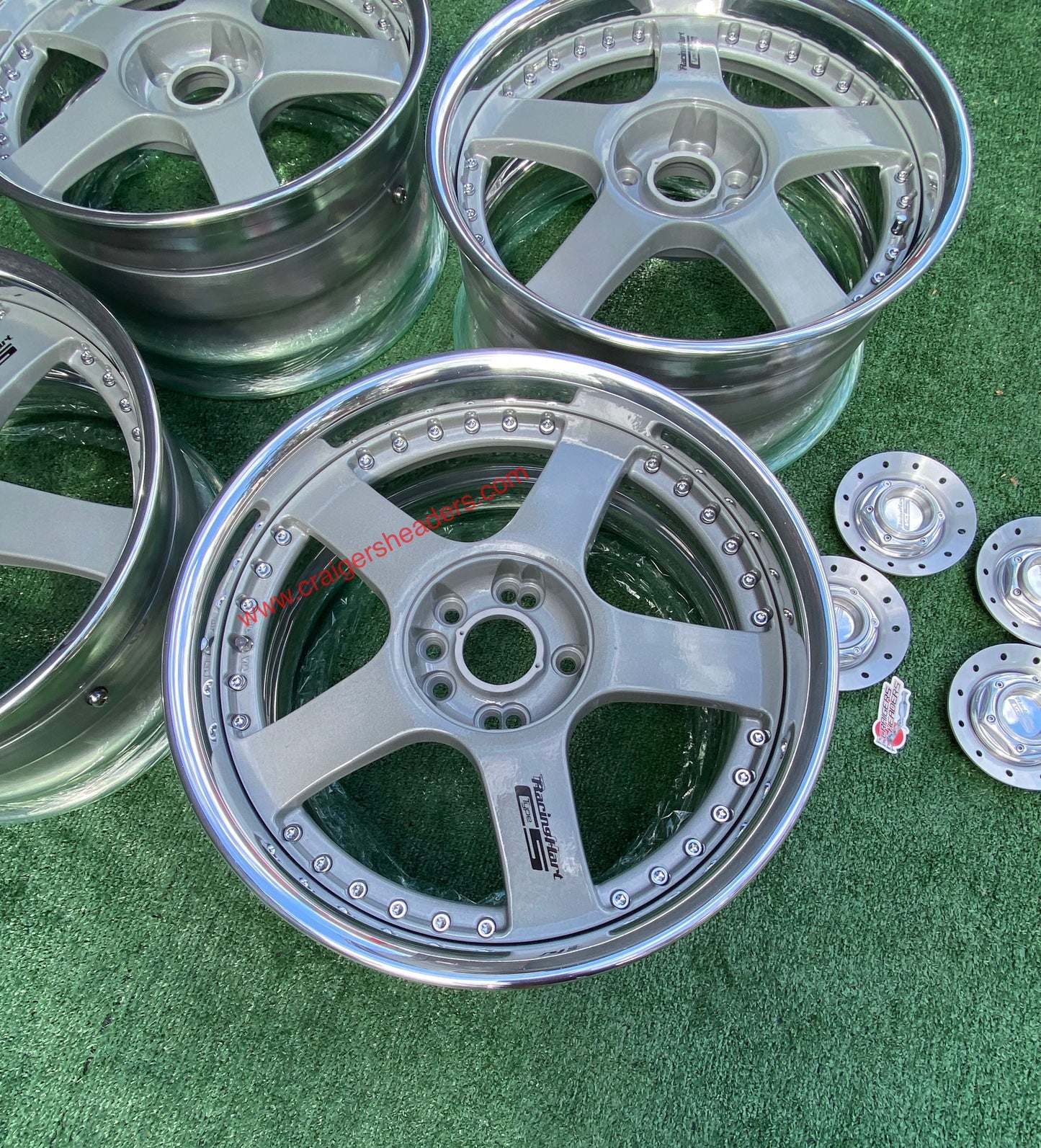Racing Hart Type C5’s - 4x114 & 5x114 - 18 x 8.5” +38 Offset ~ Square Setup