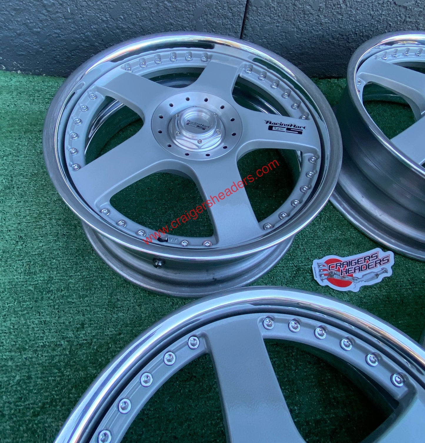 Racing Hart Type C5’s - 4x100 & 4x114 - 17 x 7” +37 Offset - 2