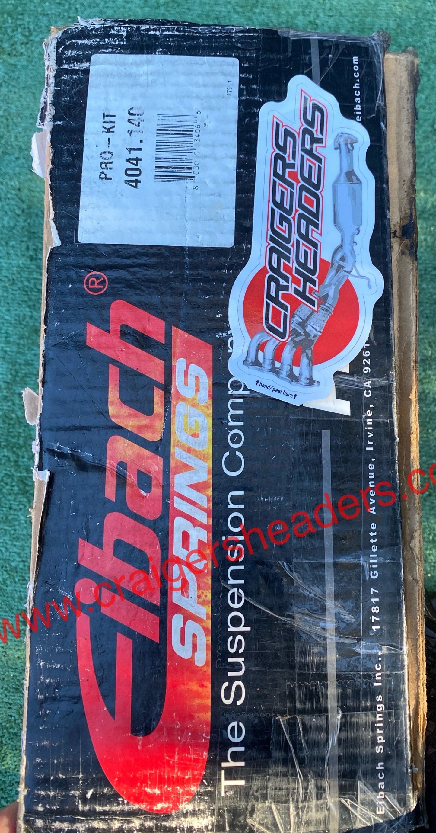 Eibach 4041.140 Pro-Kit Performance Springs 98-02 Honda Accord 2 & 4-Door 6 Cyl