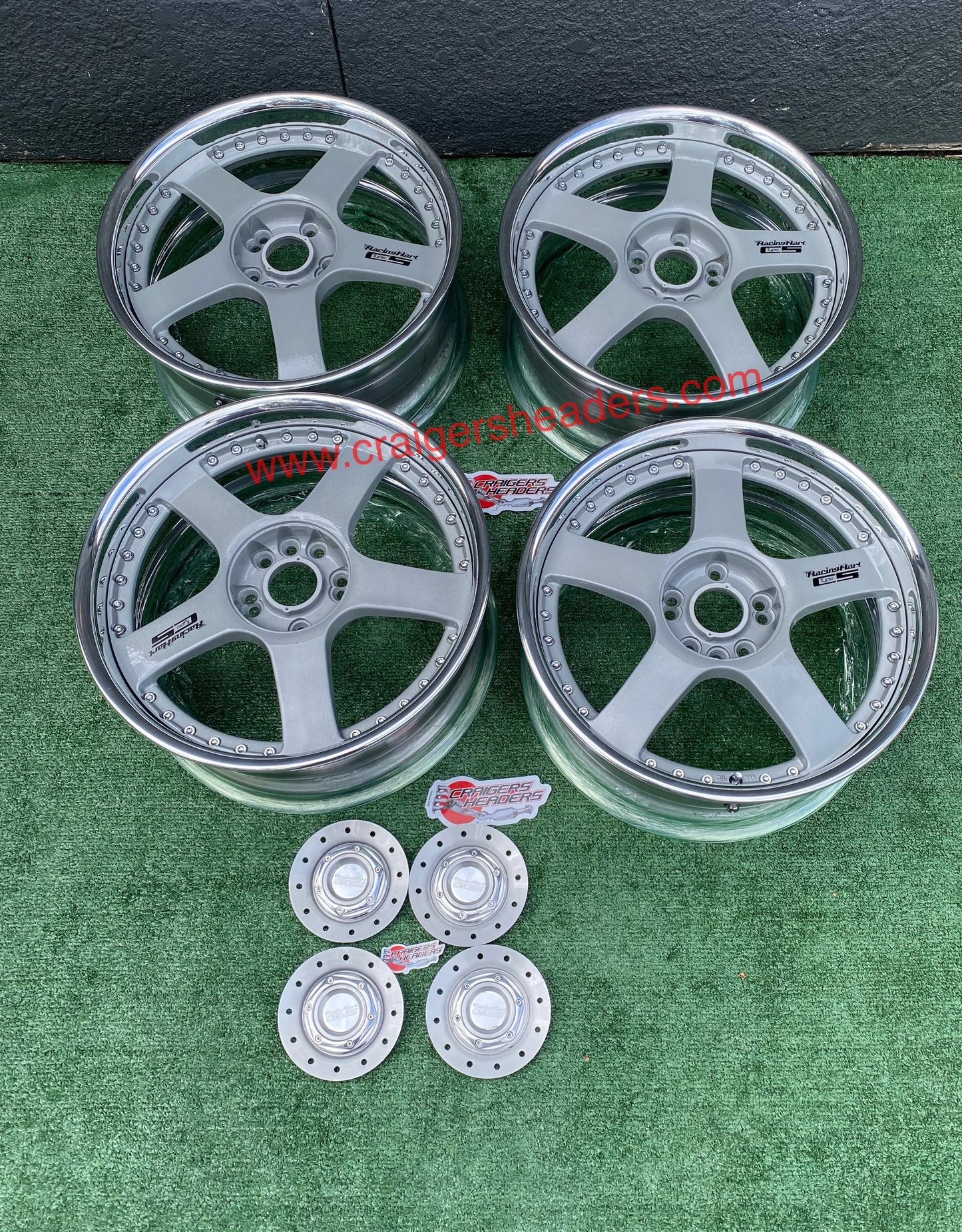Racing Hart Type C5’s - 4x114 & 5x114 - 18 x 8.5” +38 Offset ~ Square Setup