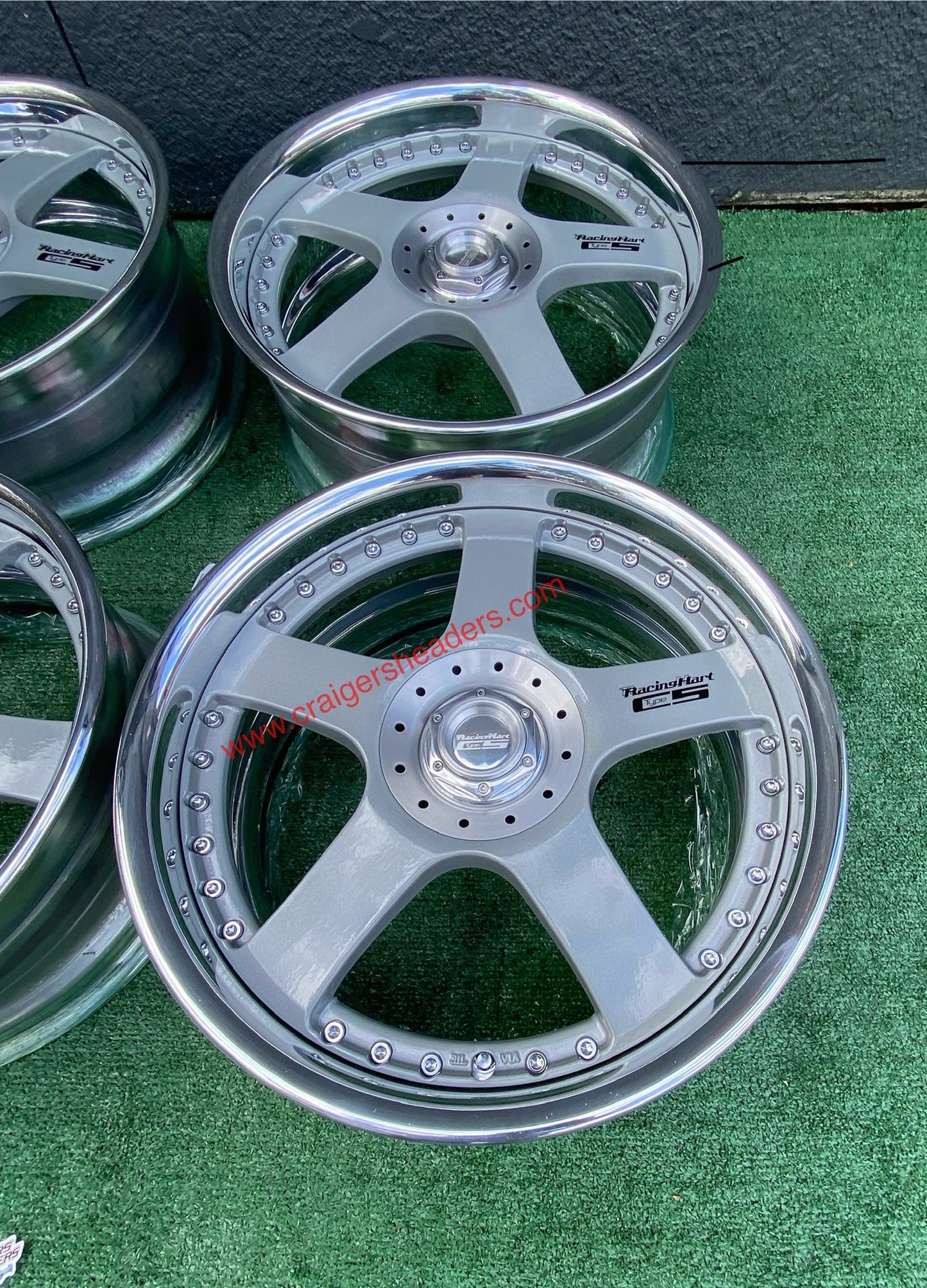 Racing Hart Type C5’s - 4x114 & 5x114 - 18 x 8.5” +38 Offset ~ Square Setup