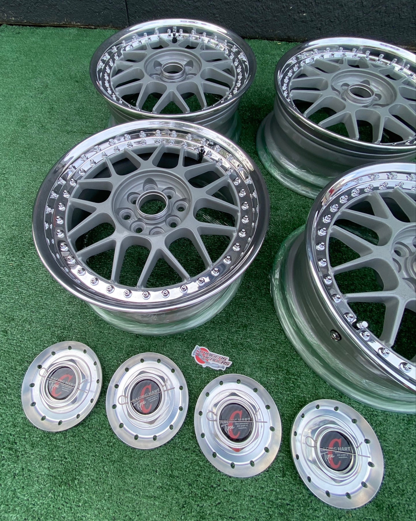 Racing Hart Type C’s - 4x100 & 4x114 - 16X7" +38 Offset