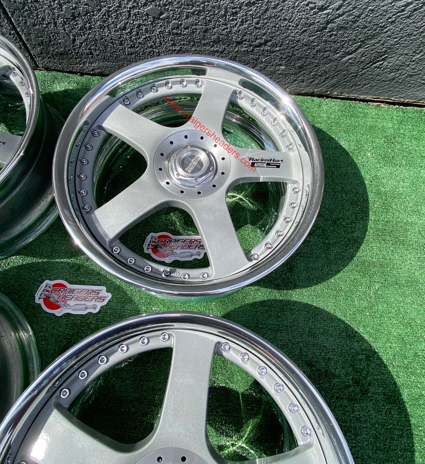 Racing Hart Type C5’s - 4x114 & 5x114 - 18 x 8.5” +38 Offset ~ Square Setup