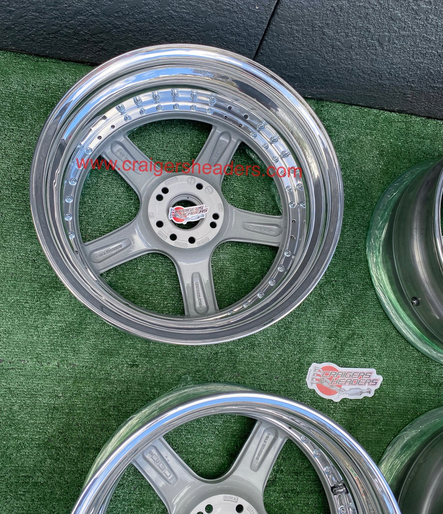 Racing Hart Type C5’s - 4x114 & 5x114 - 18 x 8.5” +38 Offset ~ Square Setup