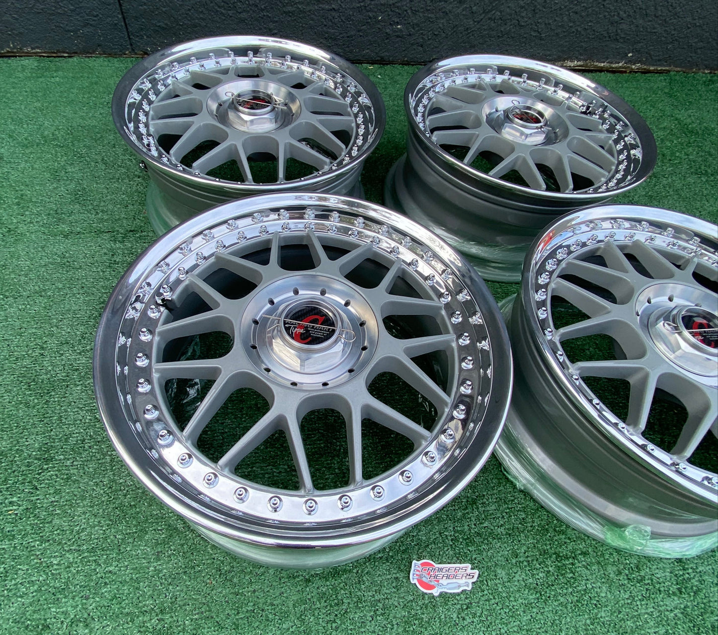 Racing Hart Type C’s - 4x100 & 4x114 - 16X7" +38 Offset