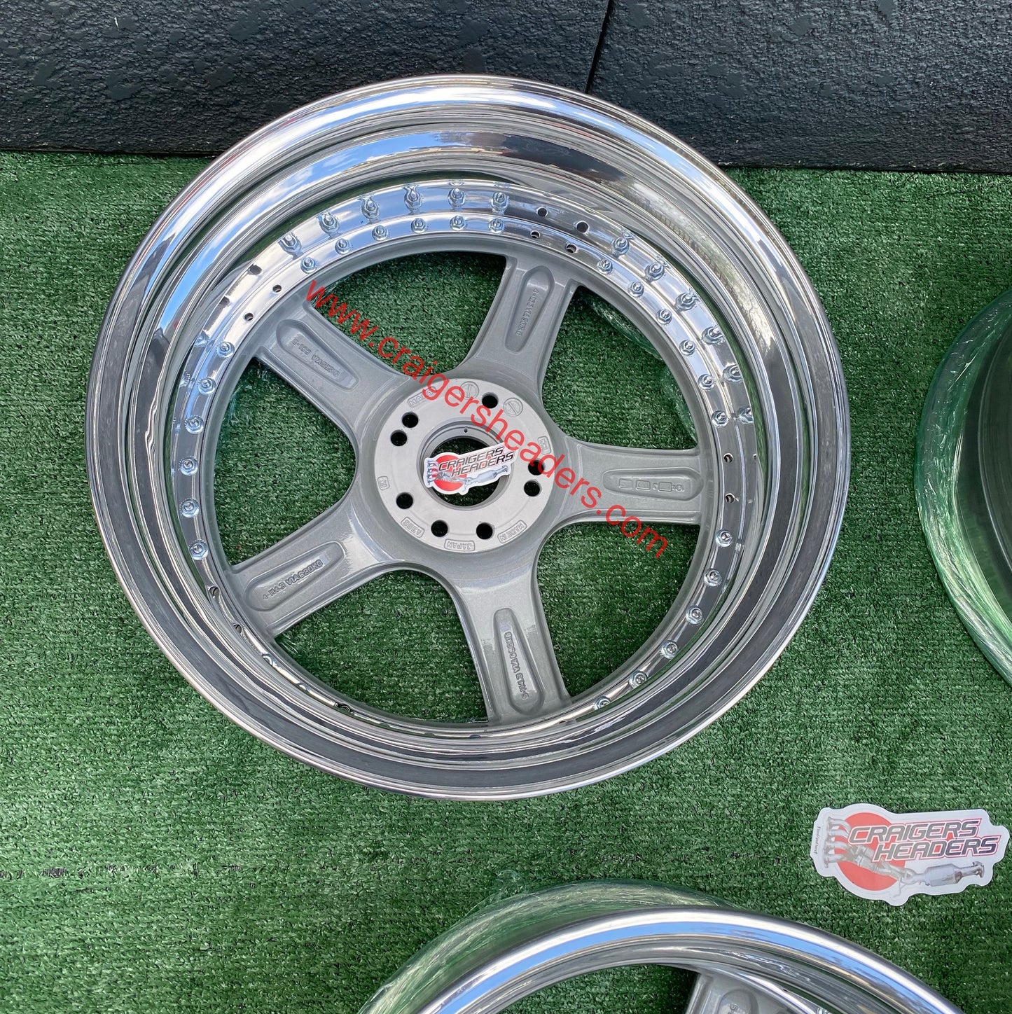 Racing Hart Type C5’s - 4x114 & 5x114 - 18 x 8.5” +38 Offset ~ Square Setup
