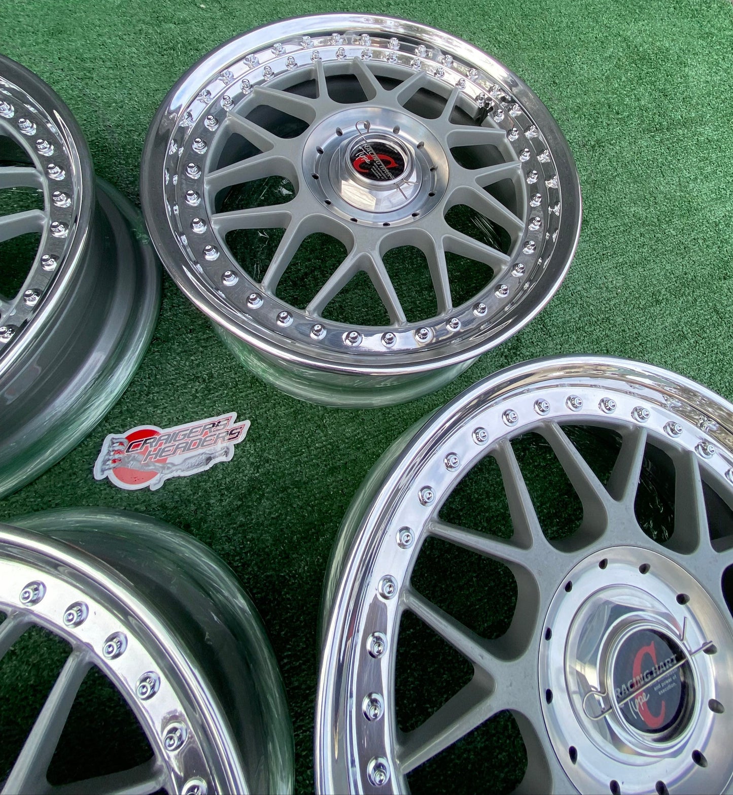Racing Hart Type C’s - 4x100 & 4x114 - 16X7" +38 Offset
