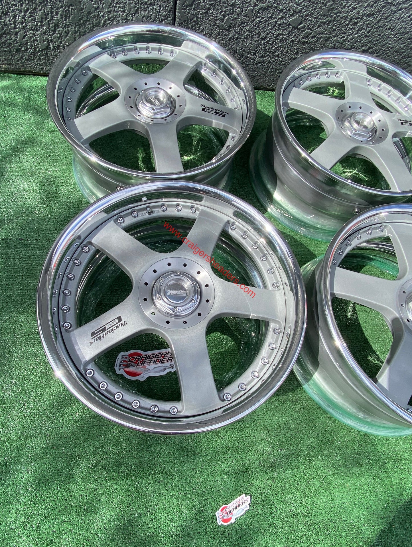 Racing Hart Type C5’s - 4x114 & 5x114 - 18 x 8.5” +38 Offset ~ Square Setup