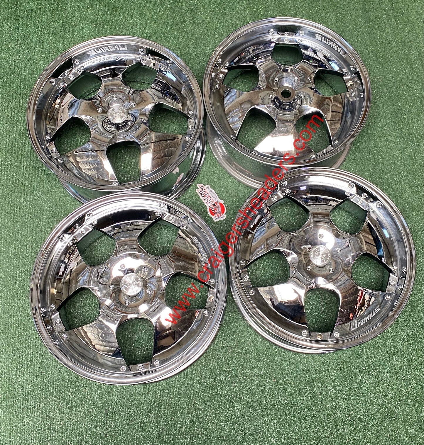 Velox URANIUS Titan Series Wheelset - 5x114 AND 5x120 Lug Pattern - 19 x 8.5" +35 Offset