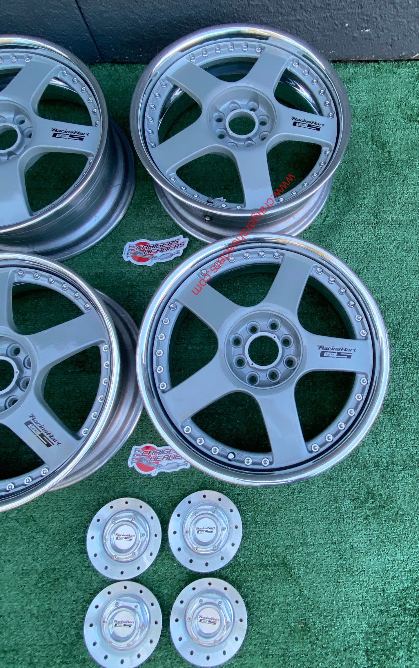 Racing Hart Type C5’s - 4x100 & 4x114 - 17 x 7” +37 Offset - 2