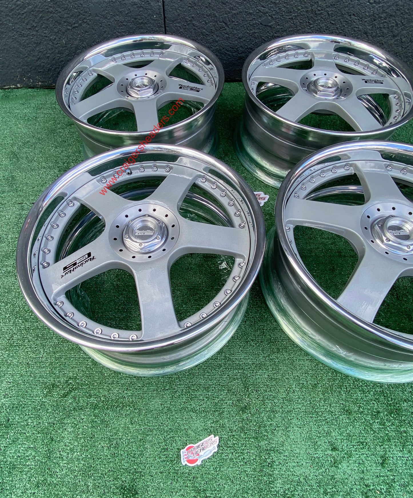 Racing Hart Type C5’s - 4x114 & 5x114 - 18 x 8.5” +38 Offset ~ Square Setup