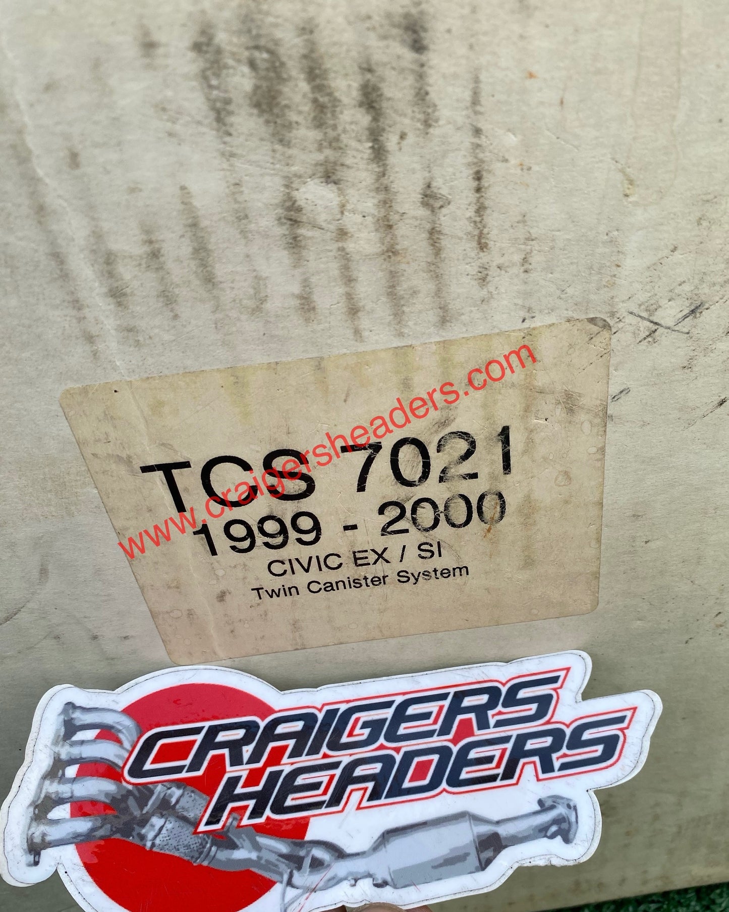 DC Sports Twin Canister Exhaust System - TCS 7021 - 99-00 Honda Civic