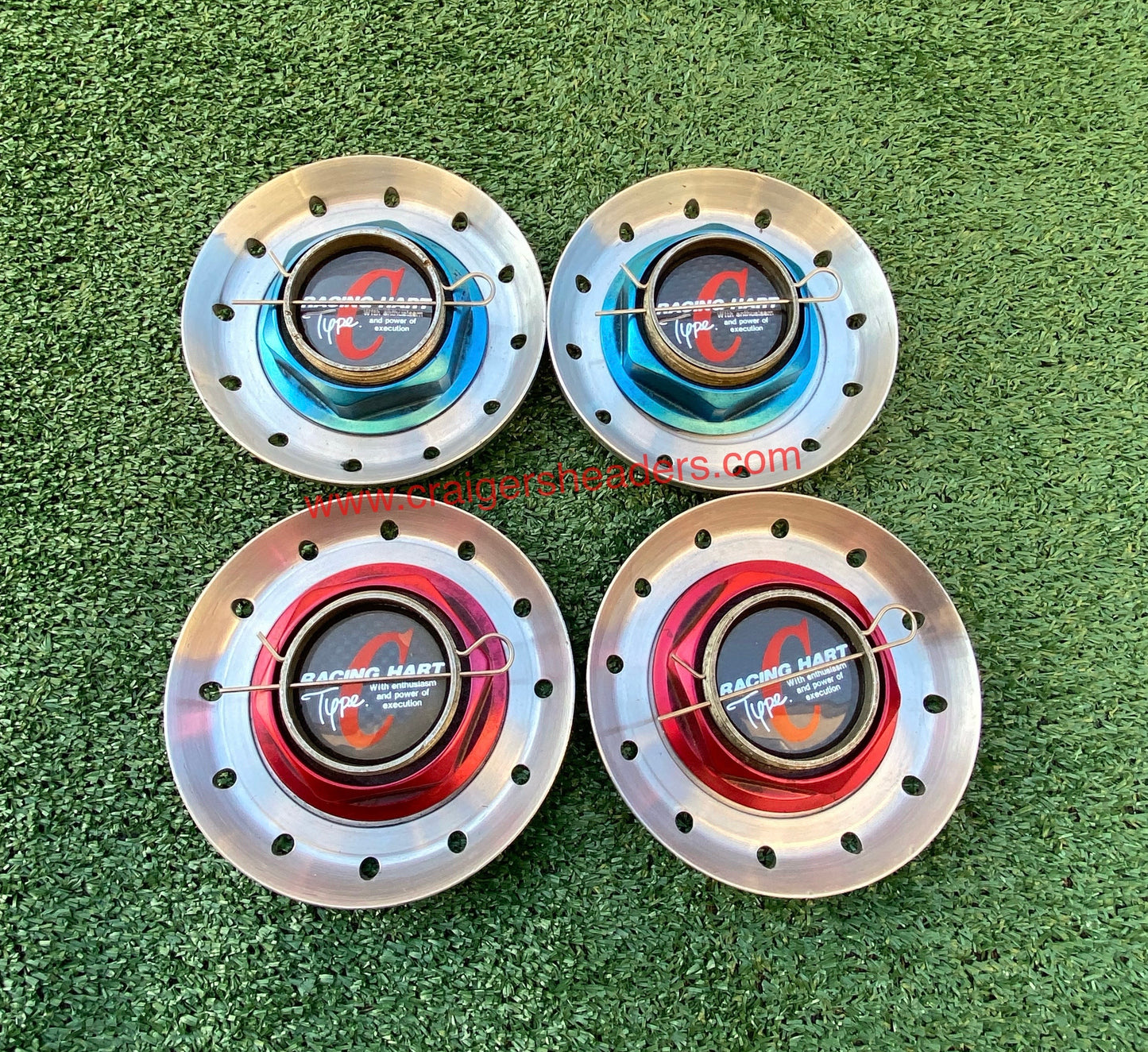 Racing Hart Type C’s - 5x114 - 16x7" and 16x8", +33 Offset