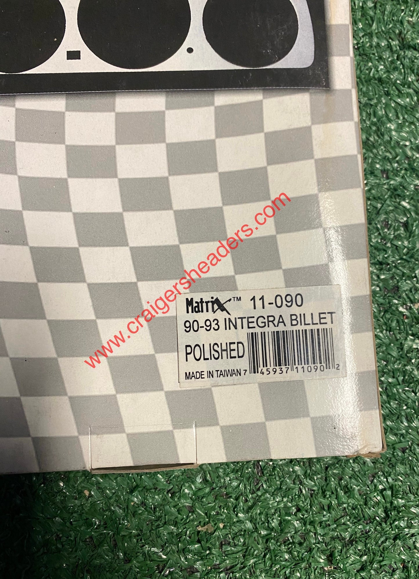 Matrix Racing Billet Gauge Face Cover, 1990 - 1993 Acura Integra