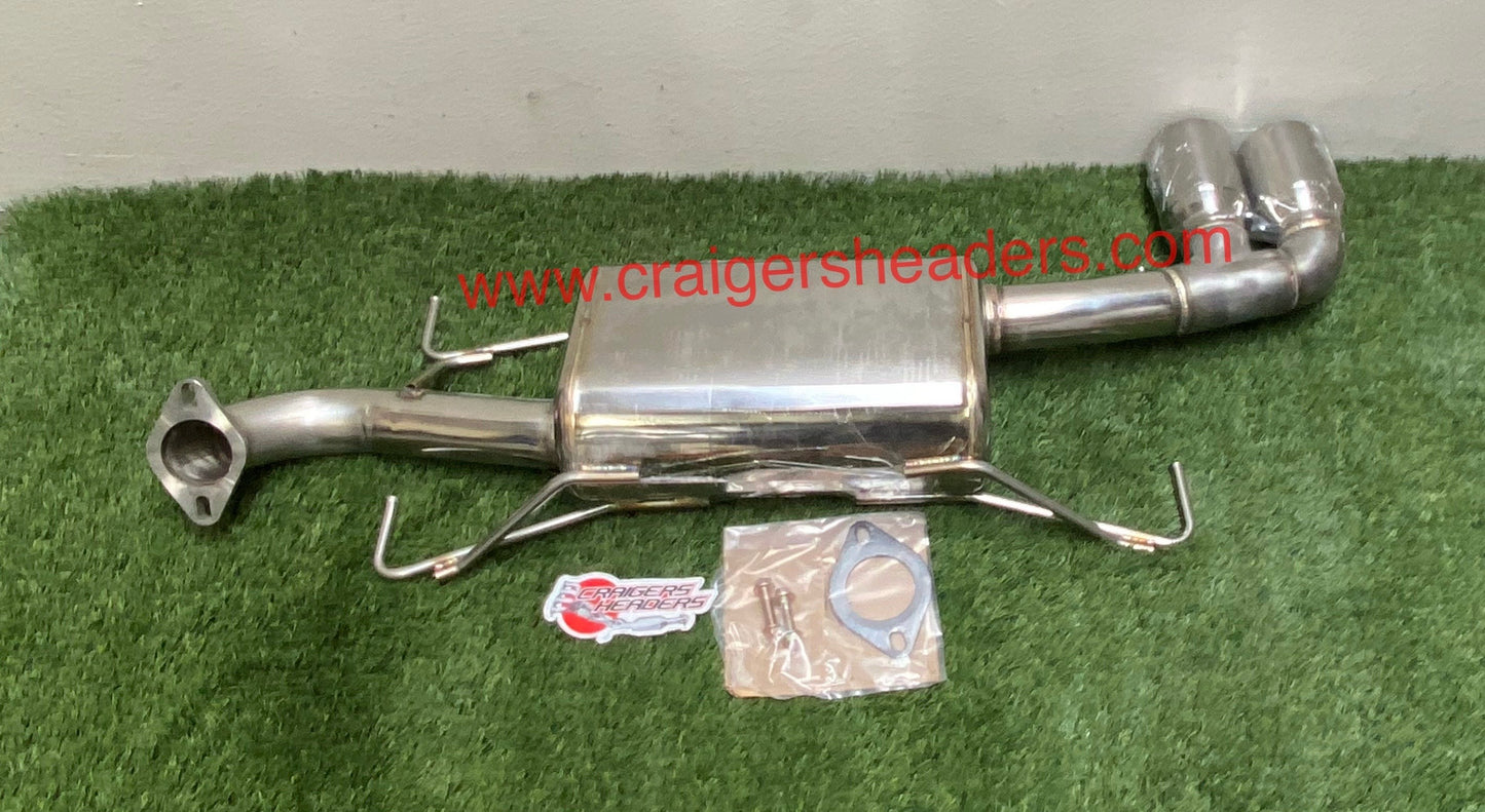 2008 Subaru Impreza GRB WRX - MXP Stainless Steel Exhaust "Rear Section"