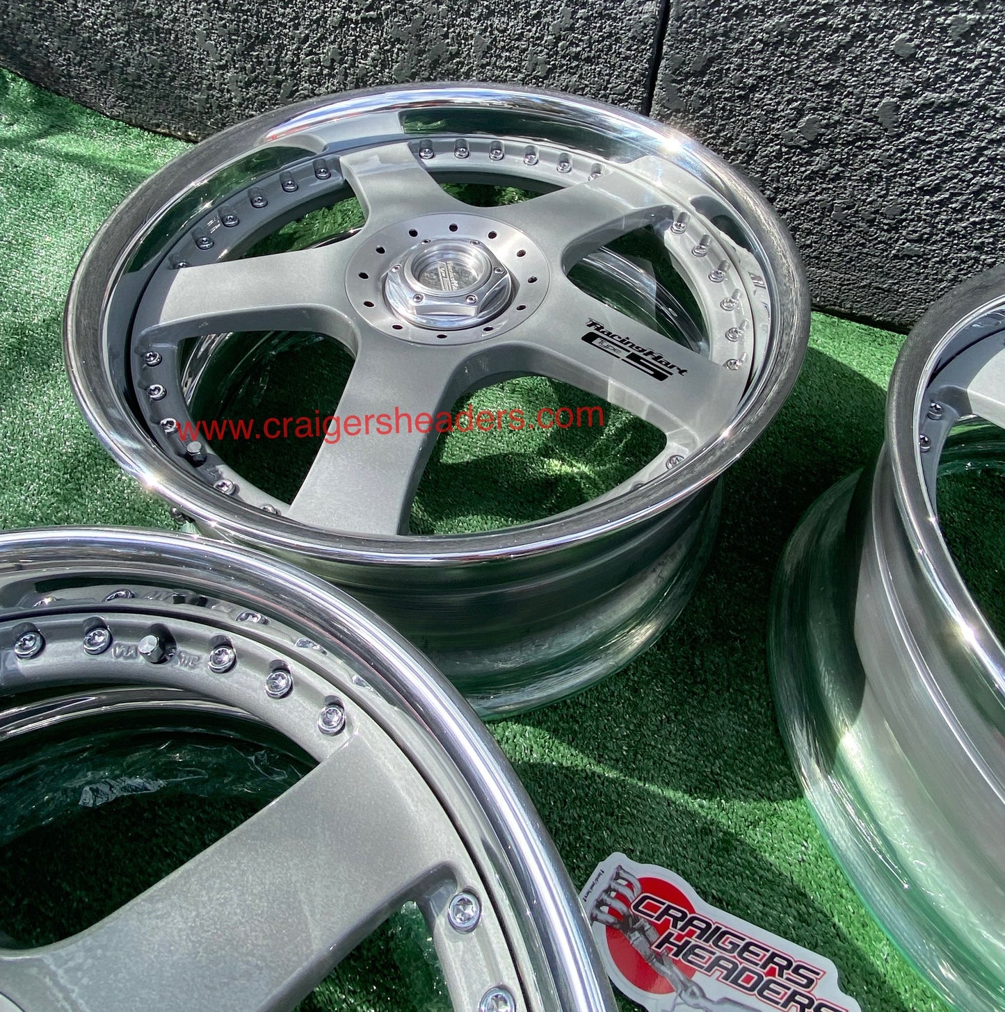 Racing Hart Type C5’s - 4x114 & 5x114 - 18 x 8.5” +38 Offset ~ Square Setup