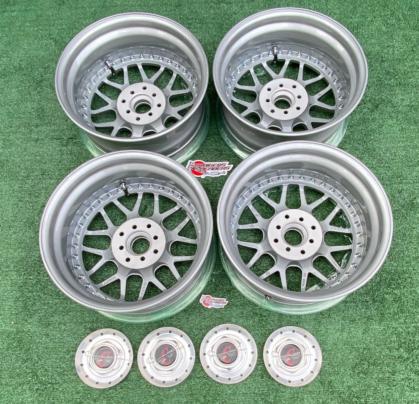 Racing Hart Type C’s - 4x100 & 4x114 - 16X7" +38 Offset
