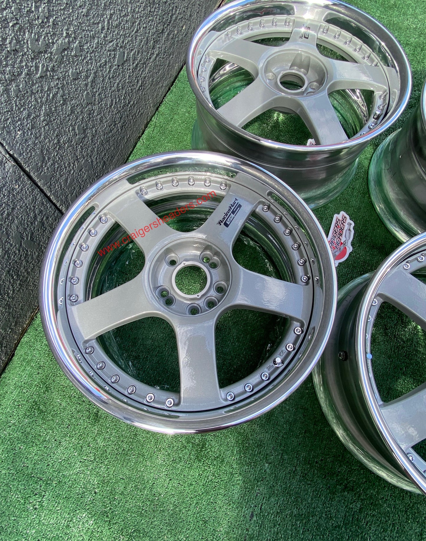 Racing Hart Type C5’s - 4x114 & 5x114 - 18 x 8.5” +38 Offset ~ Square Setup