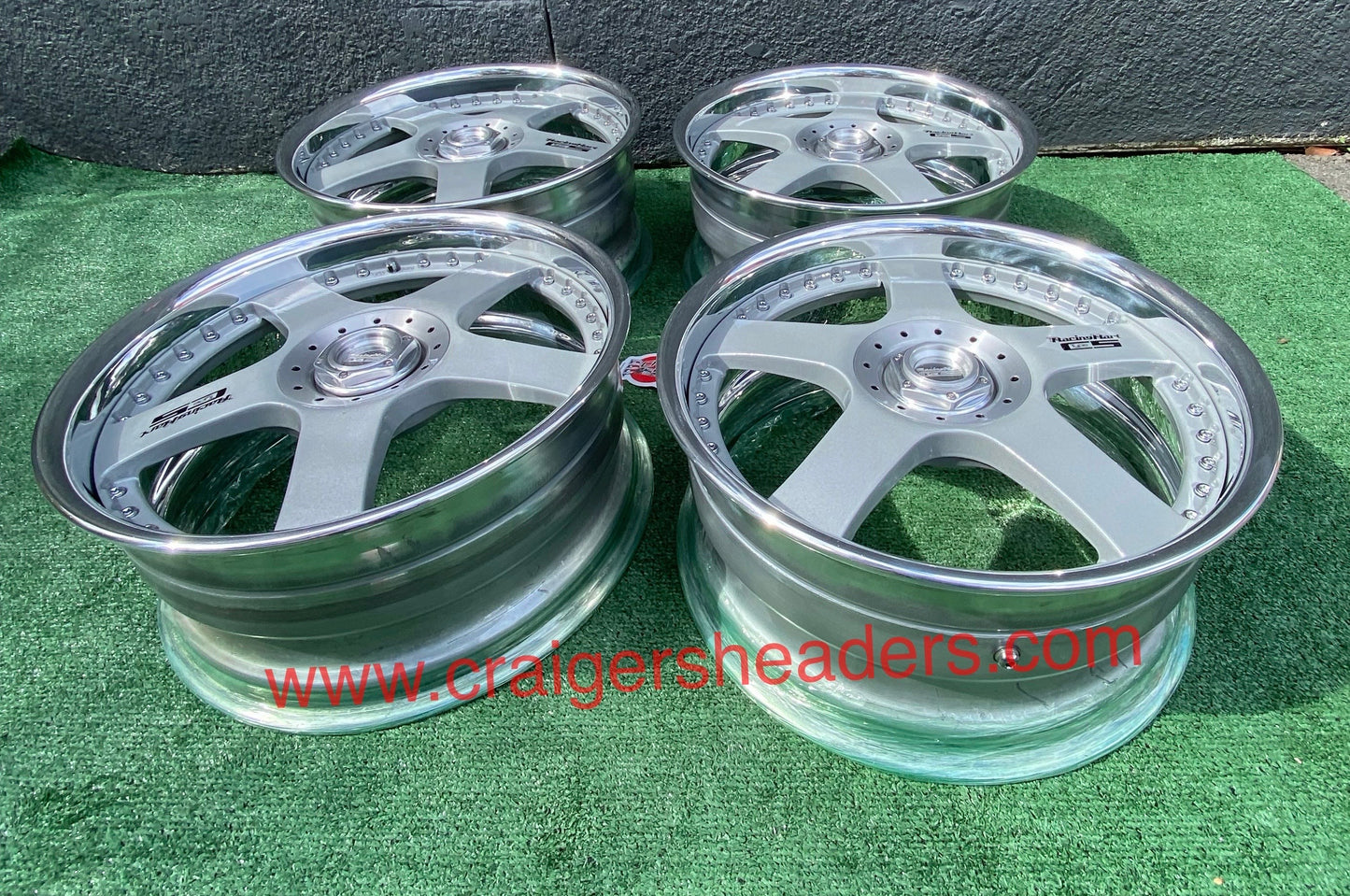 Racing Hart Type C5’s - 4x114 & 5x114 - 18 x 8.5” +38 Offset ~ Square Setup
