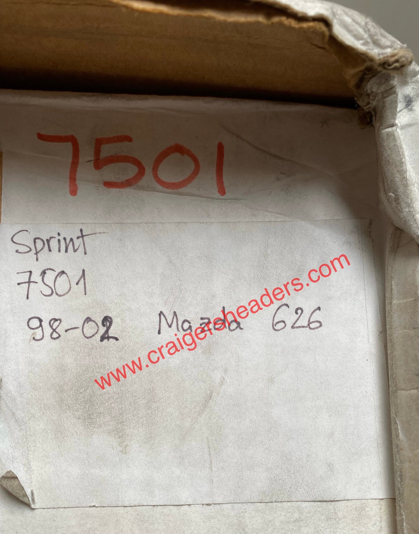 Sprint Performance Lowering Springs - 1998-2001 Mazda 626 - PN#: 7501