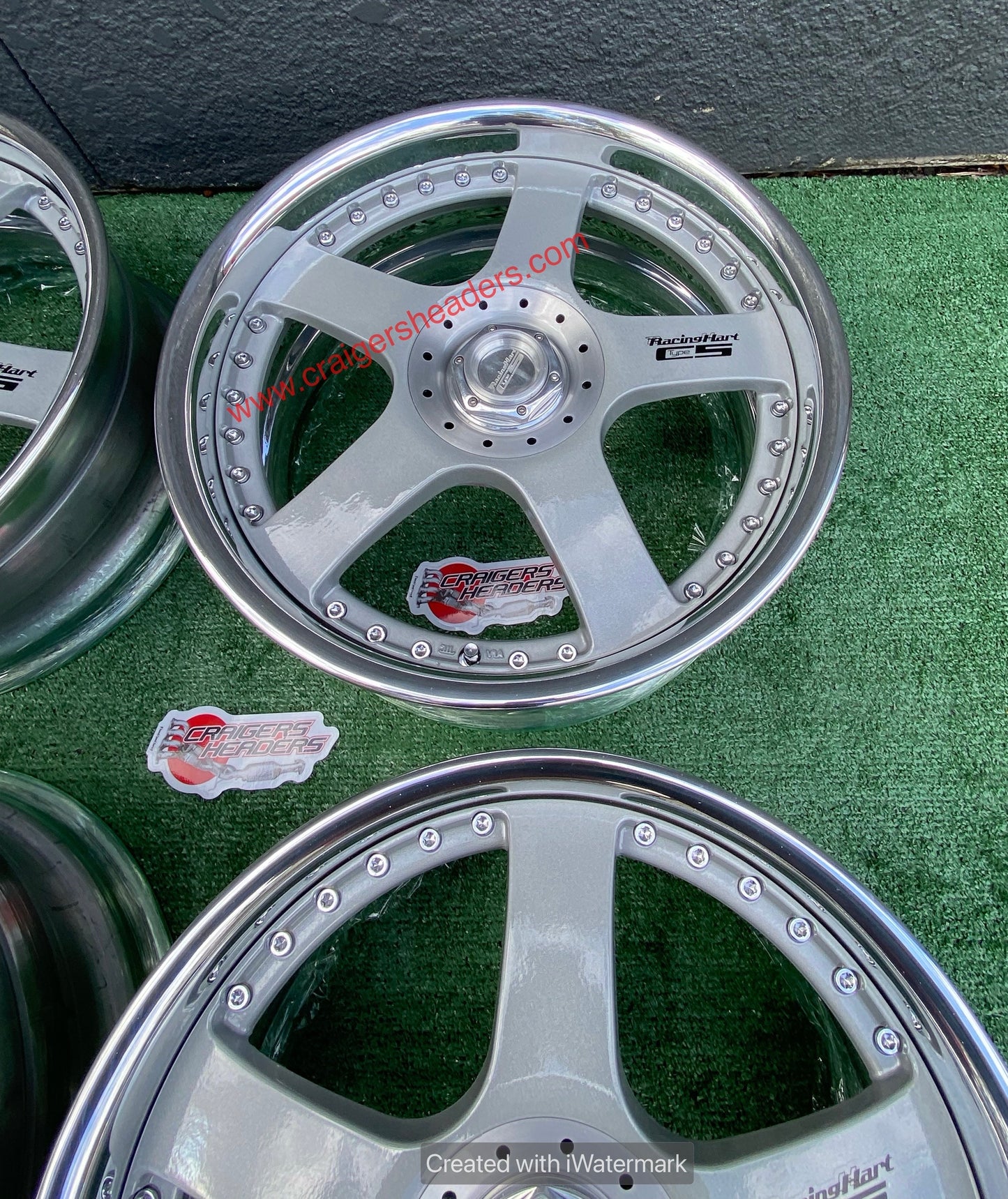 Racing Hart Type C5’s - 4x114 & 5x114 - 18 x 8.5” +38 Offset ~ Square Setup