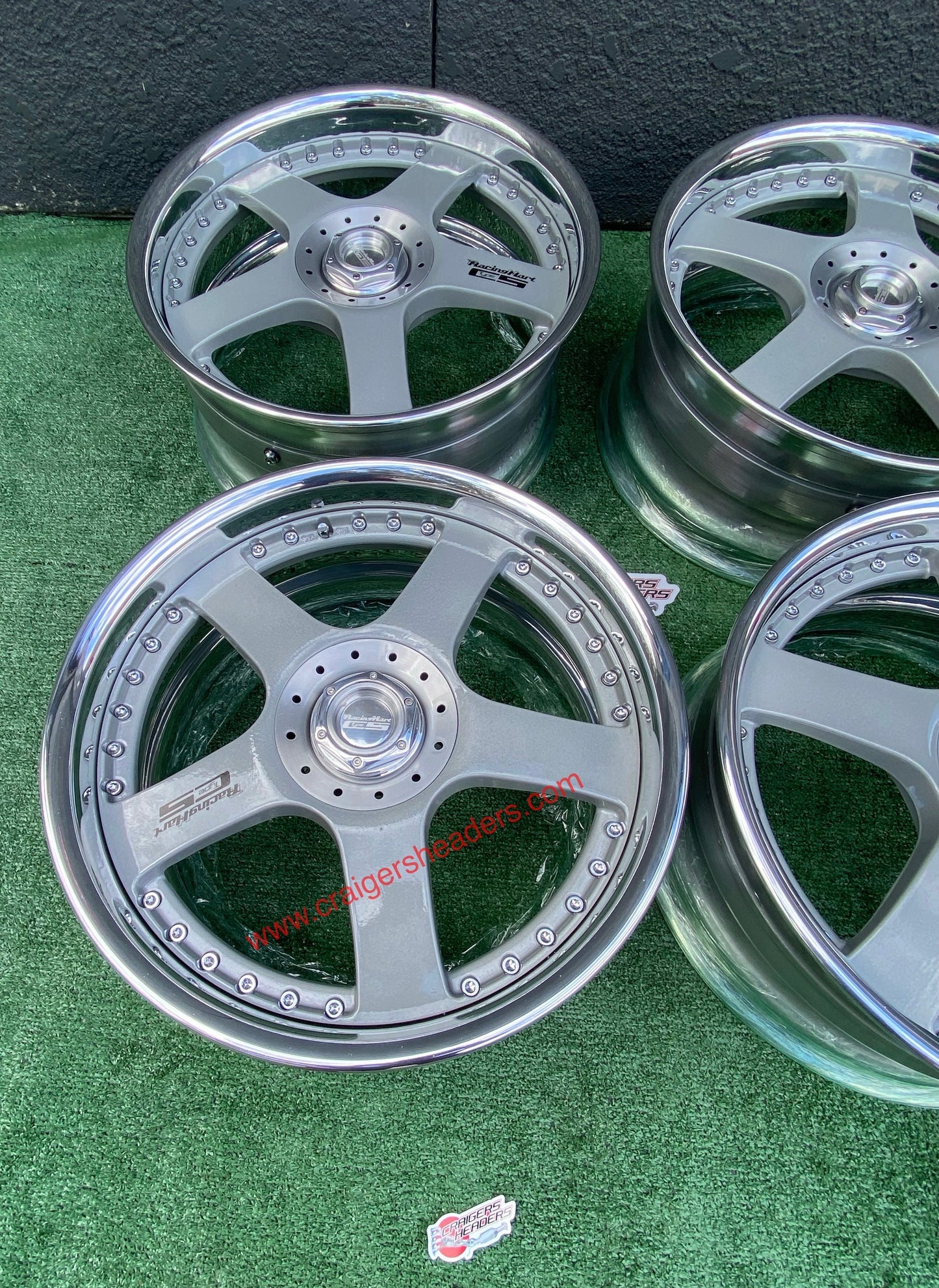 Racing Hart Type C5’s - 4x114 & 5x114 - 18 x 8.5” +38 Offset ~ Square Setup
