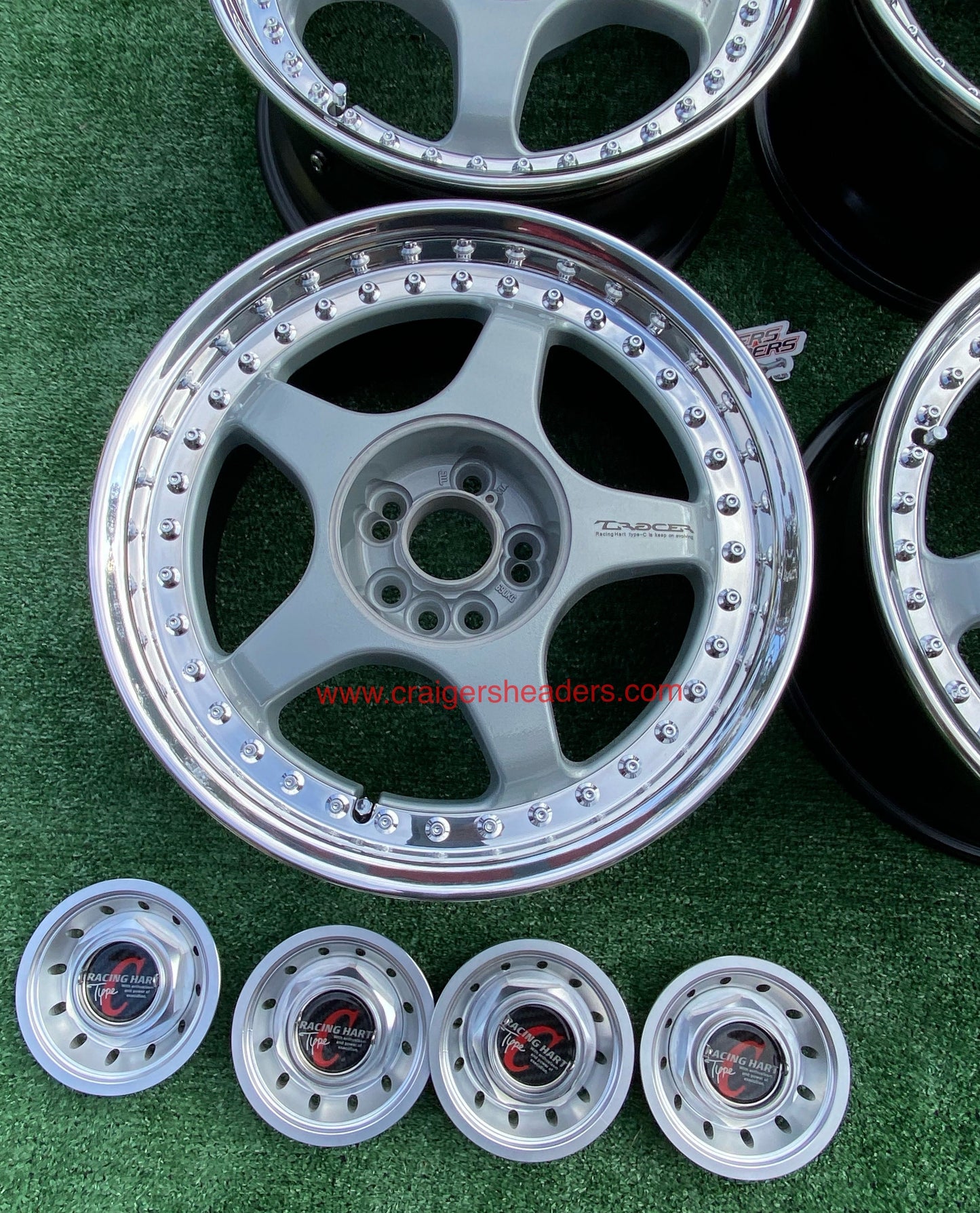 Racing Hart Tracer Type C’s - 4x100 & 5x100 - 16X7" +38 Offset