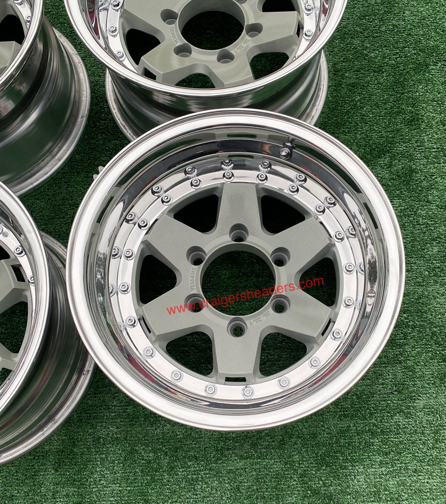SSR Land Bros Pronghon Wheelset - 15x8.5 - 6x139.7