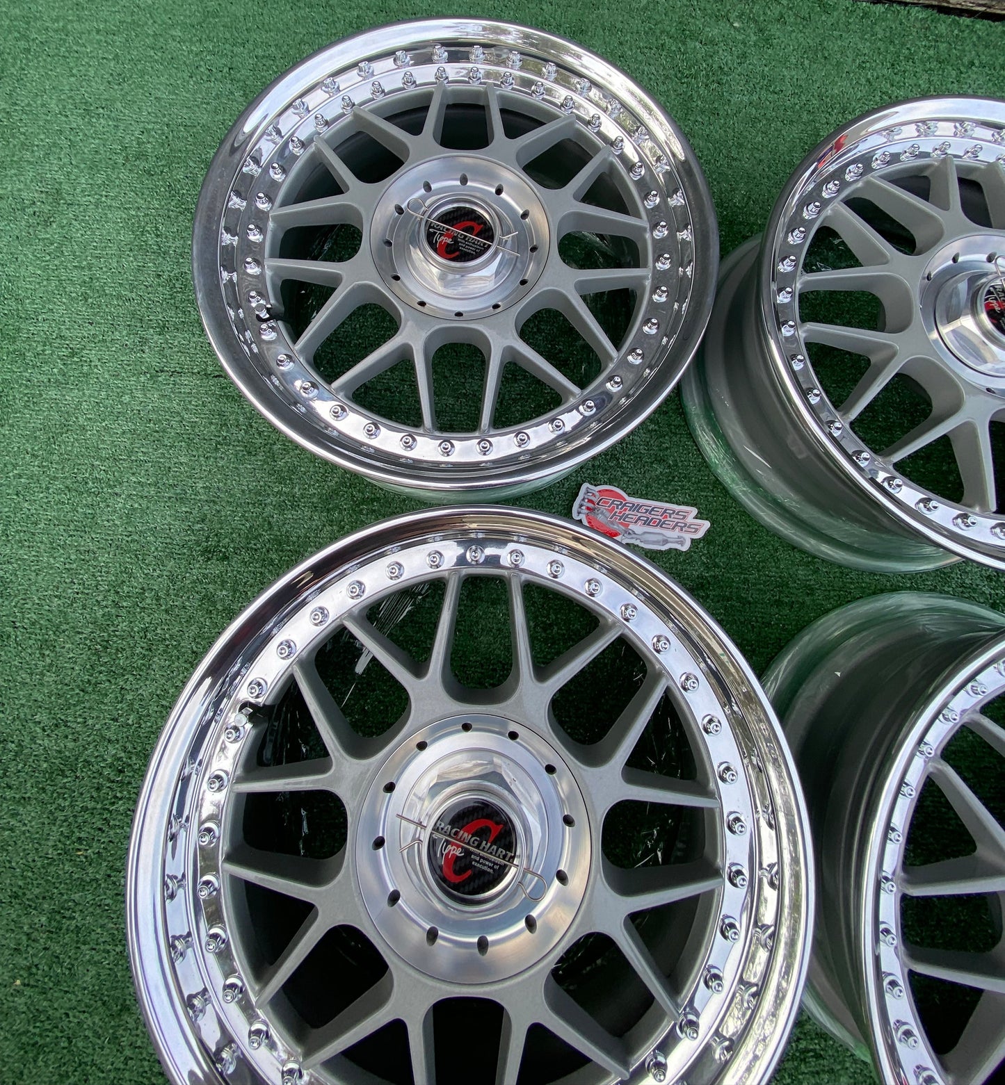 Racing Hart Type C’s - 4x100 & 4x114 - 16X7" +38 Offset