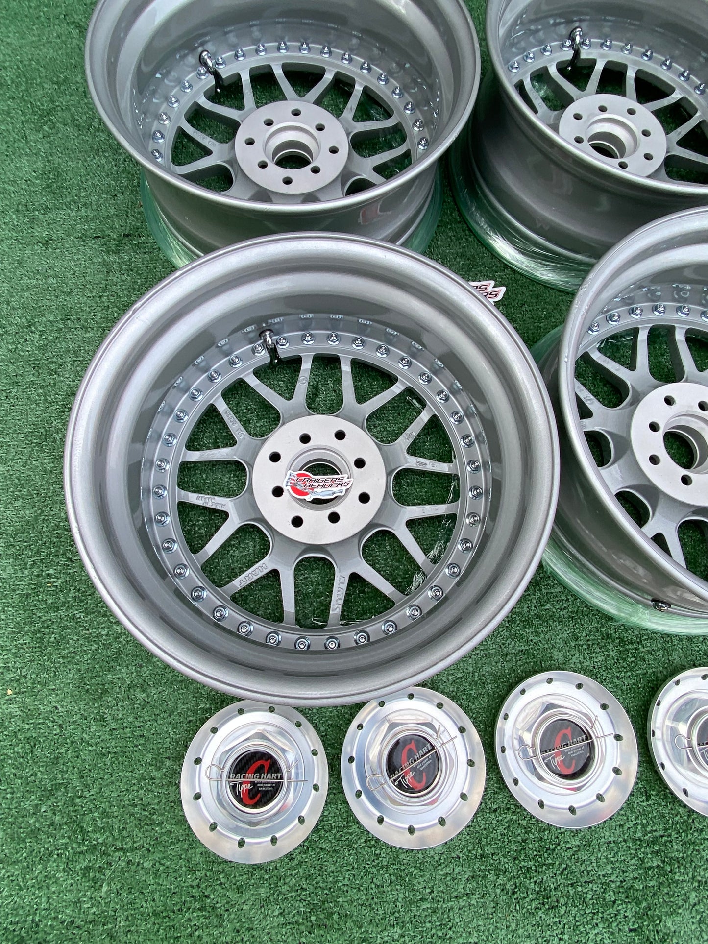 Racing Hart Type C’s - 4x100 & 4x114 - 16X7" +38 Offset