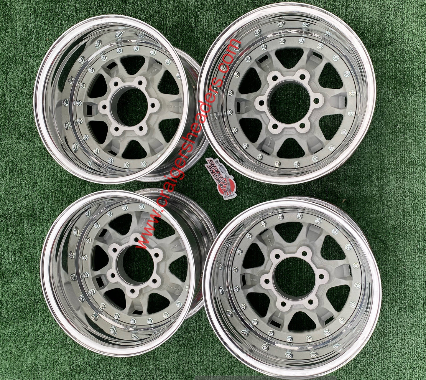 SSR Land Bros Pronghon Wheelset - 15x8.5 - 6x139.7