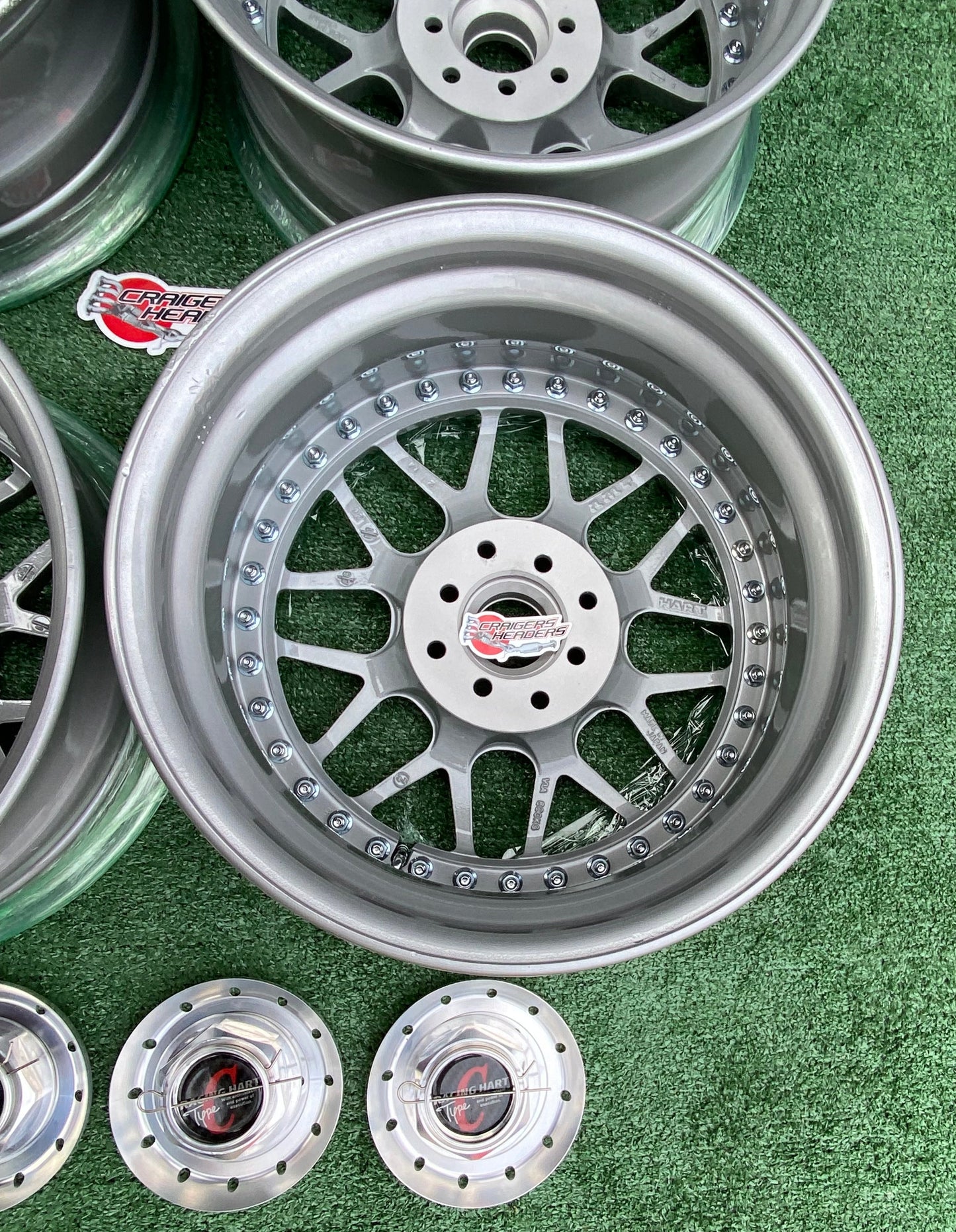 Racing Hart Type C’s - 4x100 & 4x114 - 16X7" +38 Offset