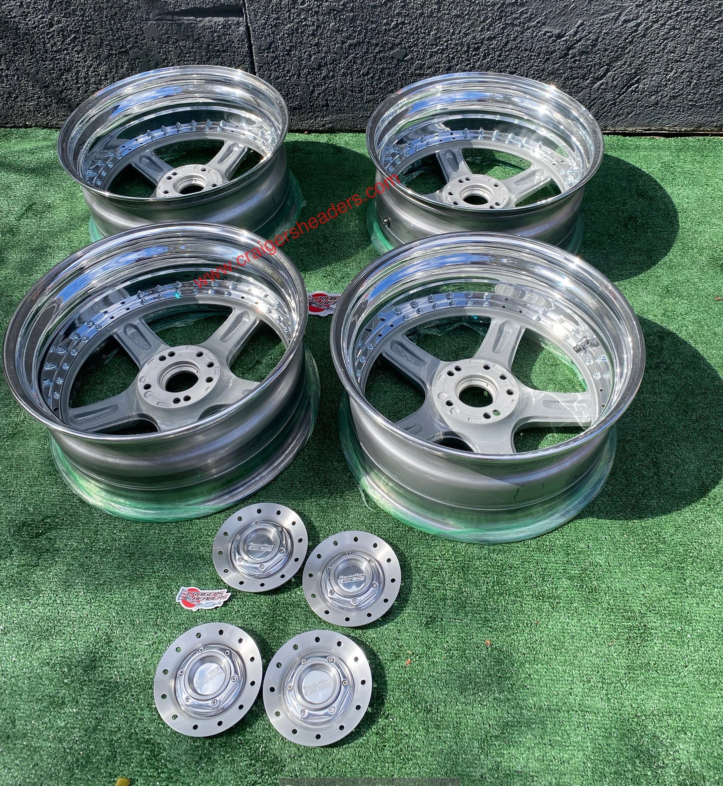 Racing Hart Type C5’s - 4x114 & 5x114 - 18 x 8.5” +38 Offset ~ Square Setup