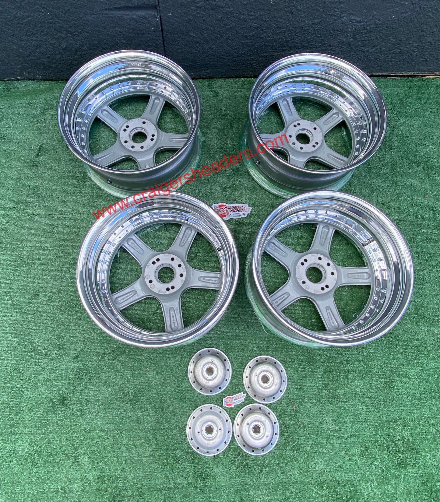 Racing Hart Type C5’s - 4x114 & 5x114 - 18 x 8.5” +38 Offset ~ Square Setup