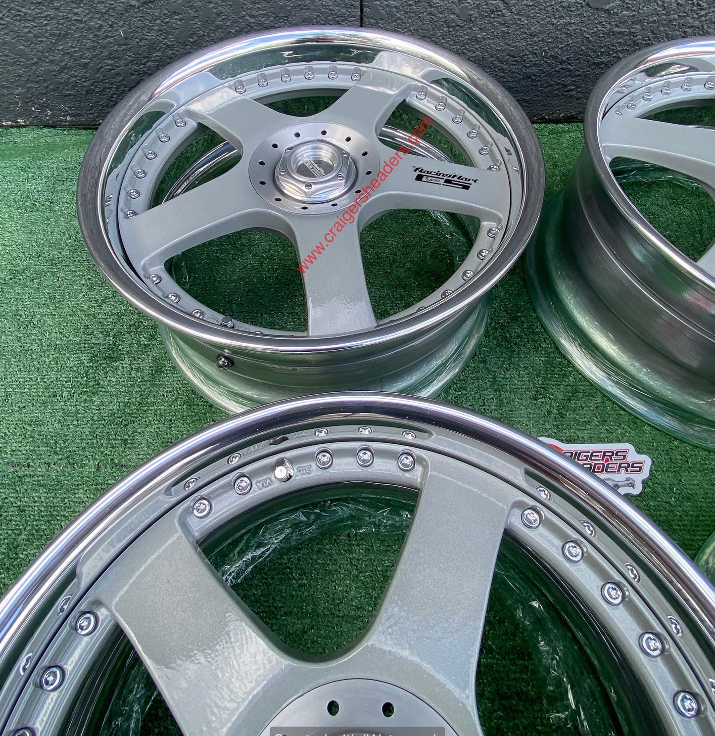 Racing Hart Type C5’s - 4x114 & 5x114 - 18 x 8.5” +38 Offset ~ Square Setup