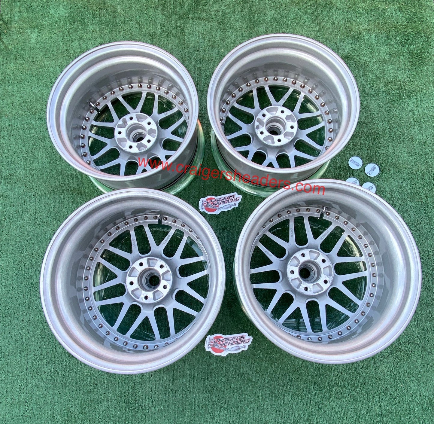 Racing Hart Type C2’s - 5x114 - 17x8.5" and 18x10.5” ~ NSX Setup - Staggered Fitment