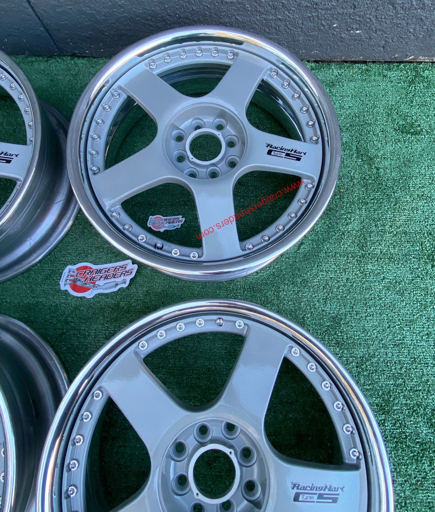 Racing Hart Type C5’s - 4x100 & 4x114 - 17 x 7” +37 Offset - 2