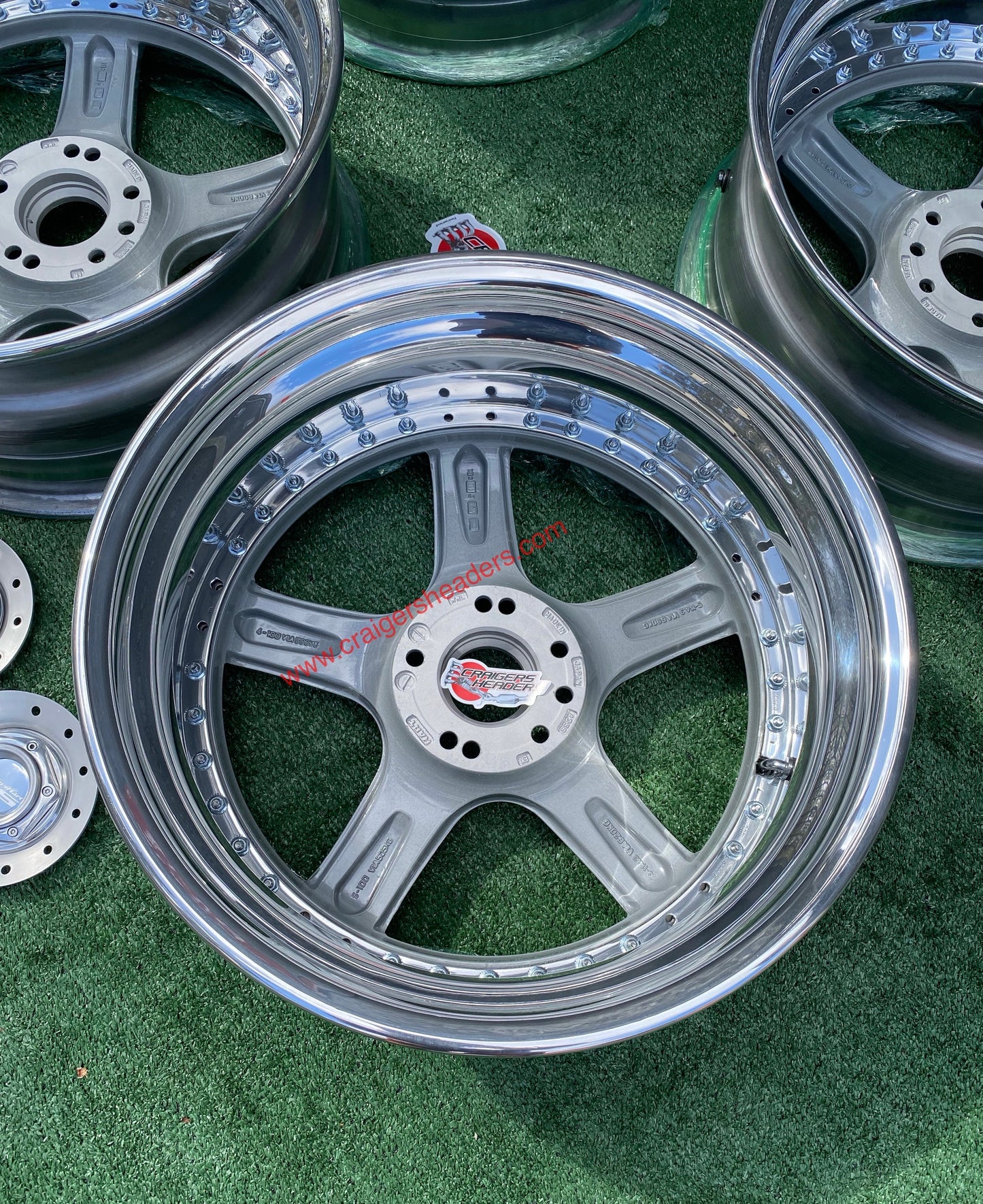 Racing Hart Type C5’s - 4x114 & 5x114 - 18 x 8.5” +38 Offset ~ Square Setup