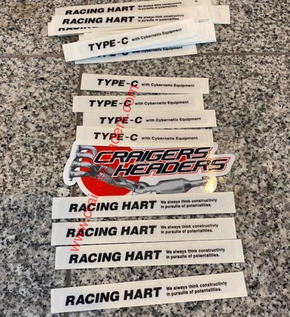 Racing Hart Type C Lip Replacement Stickers. Racing Hart Type C Tracers and Type C's. Racing Hart Type C Lip Replacement Stickers. Racing Hart Type C Tracers and Type C's.