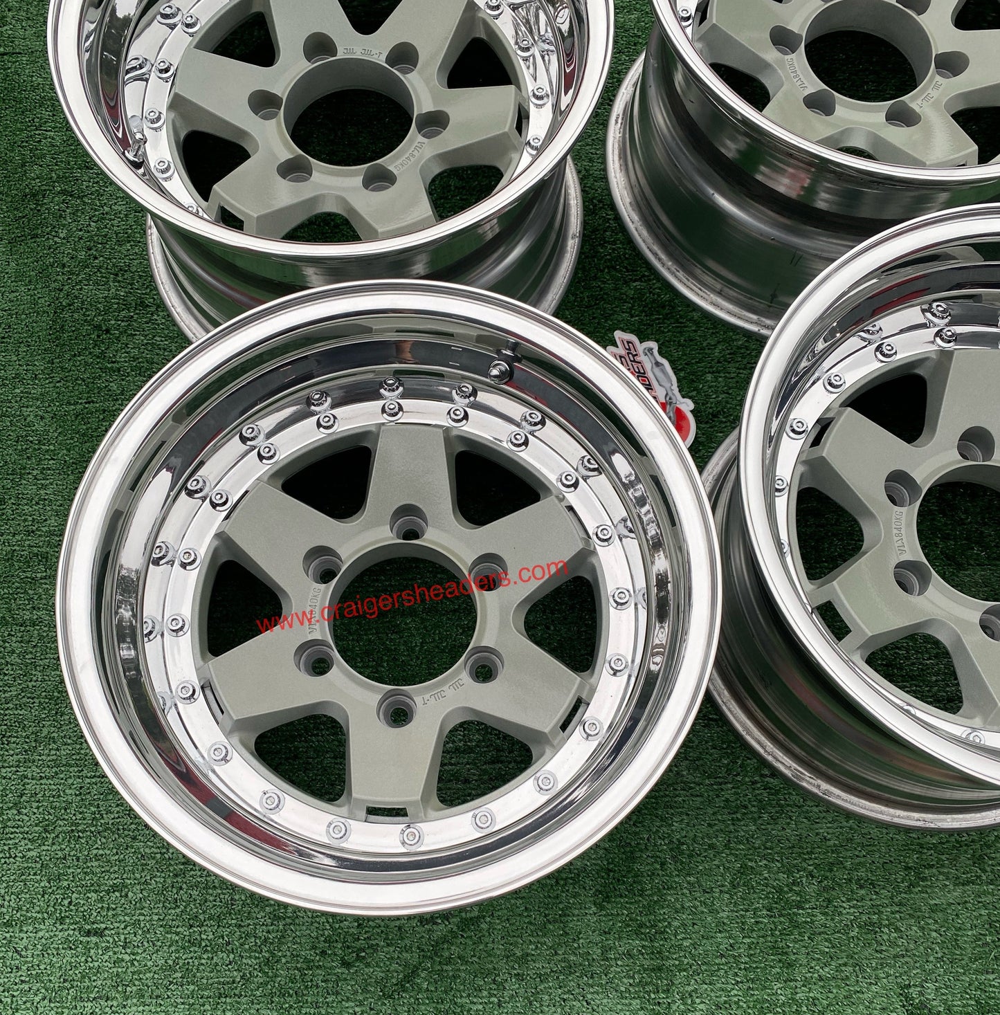 SSR Land Bros Pronghon Wheelset - 15x8.5 - 6x139.7