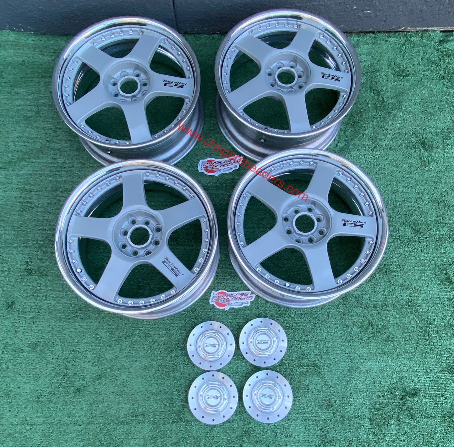 Racing Hart Type C5’s - 4x100 & 4x114 - 17 x 7” +37 Offset - 2