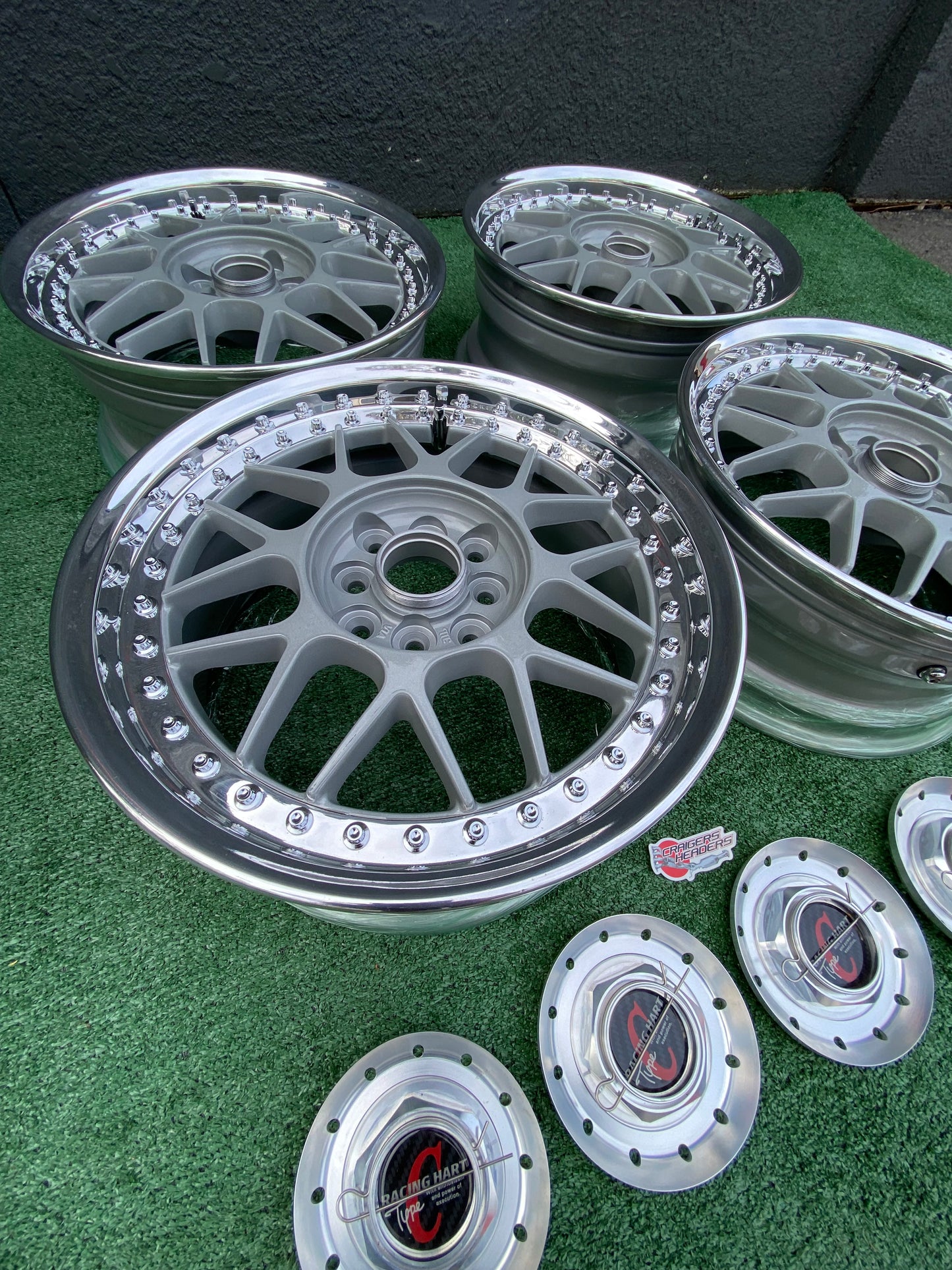 Racing Hart Type C’s - 4x100 & 4x114 - 16X7" +38 Offset