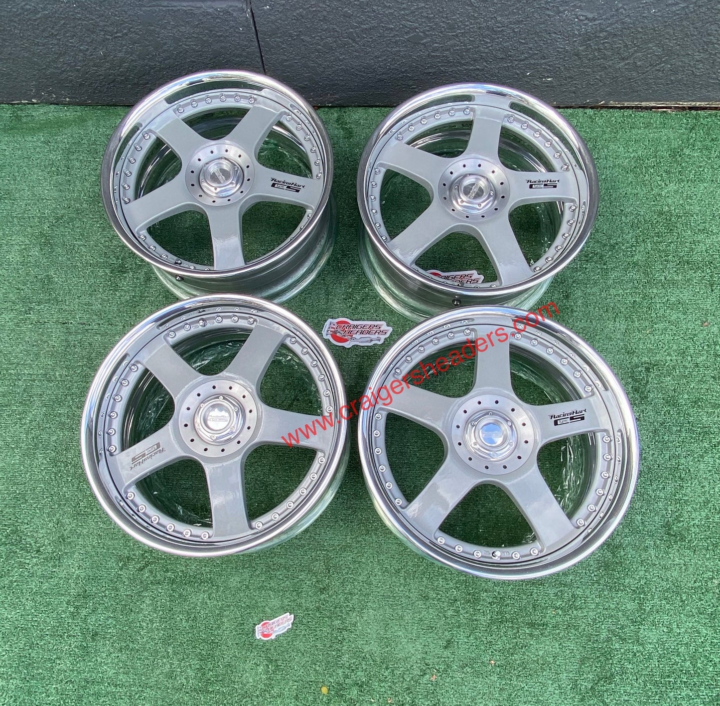 Racing Hart Type C5’s - 4x114 & 5x114 - 18 x 8.5” +38 Offset ~ Square Setup