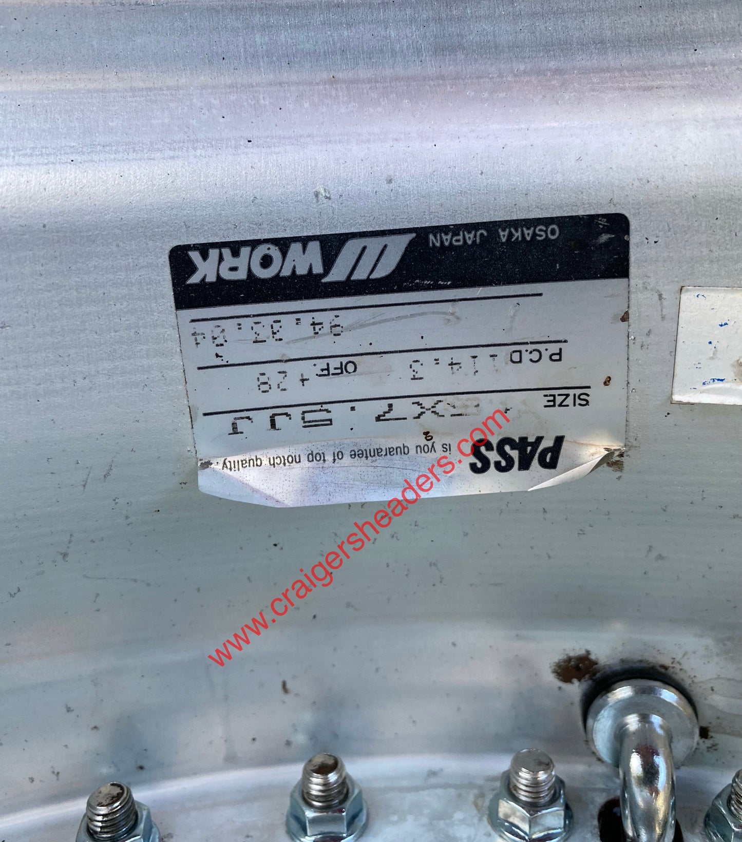 Work RS Beta Wheelset - 16x7.5” 5x114