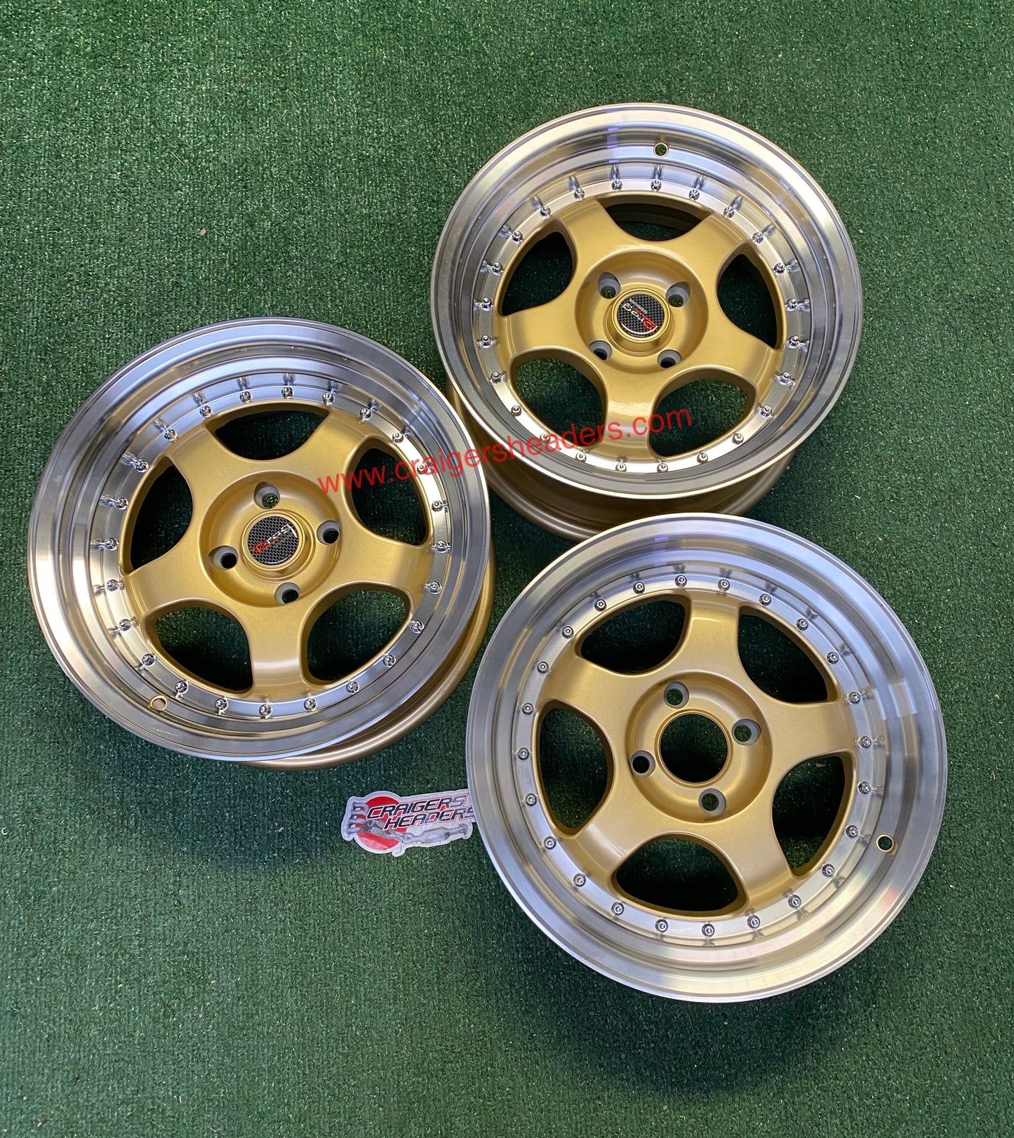 DRAG DR46 wheels "Not a Set" - 4x100 - 15 x 7" +10 Offset