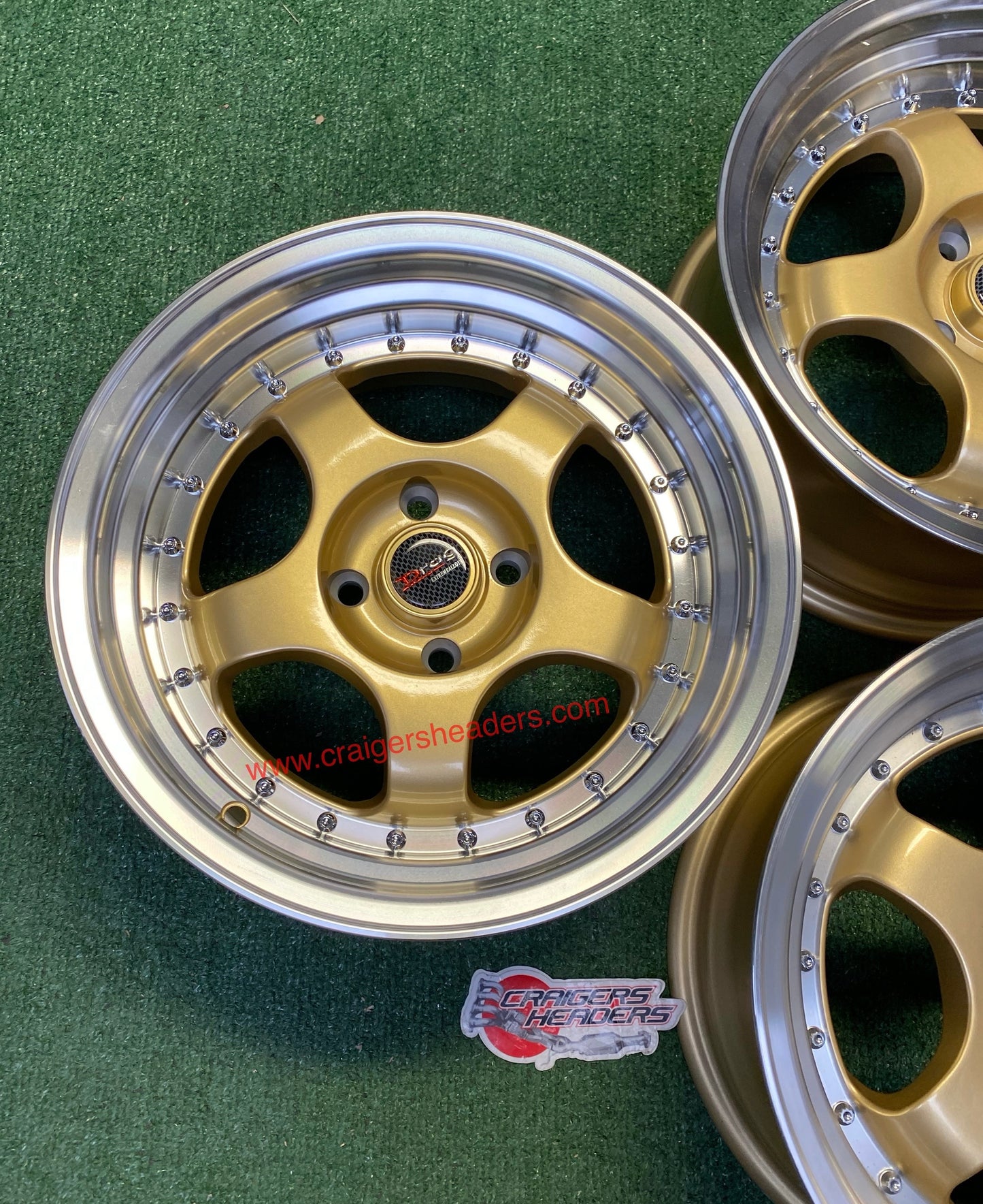 DRAG DR46 wheels "Not a Set" - 4x100 - 15 x 7" +10 Offset