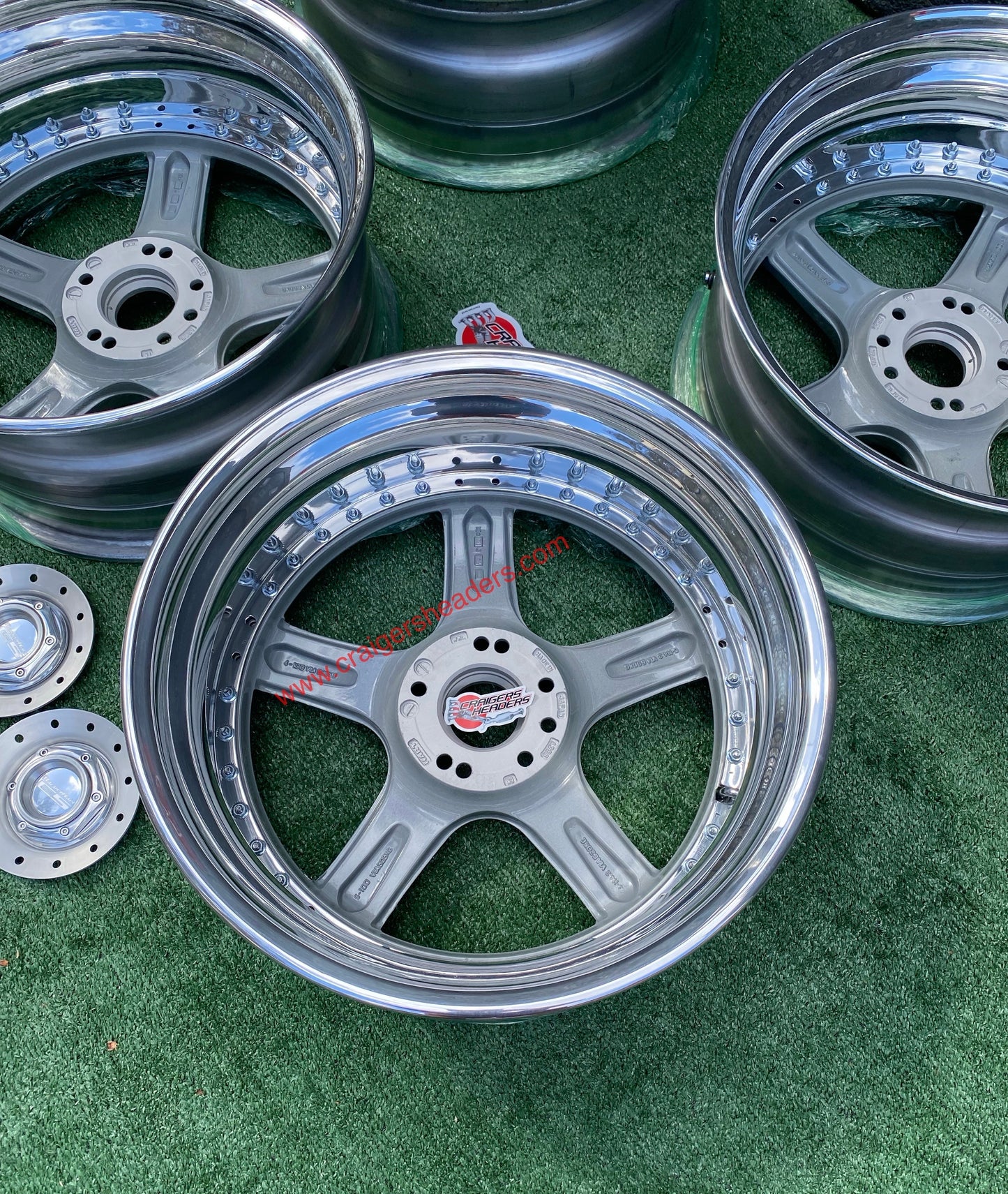 Racing Hart Type C5’s - 4x114 & 5x114 - 18 x 8.5” +38 Offset ~ Square Setup