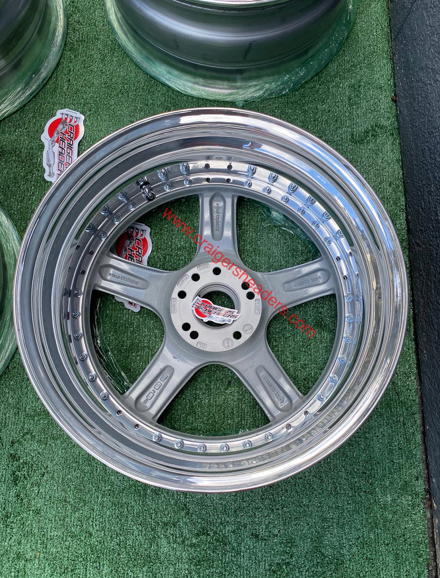 Racing Hart Type C5’s - 4x114 & 5x114 - 18 x 8.5” +38 Offset ~ Square Setup