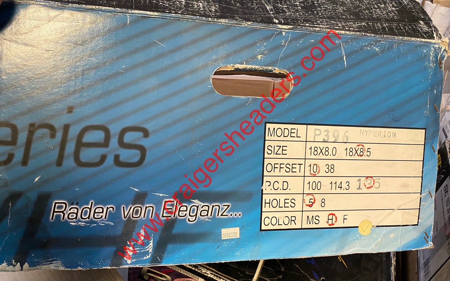 Velox Hyperion Titan Series Wheelset - 5x135 Lug Pattern - 18 x 8.5" +10 Offset