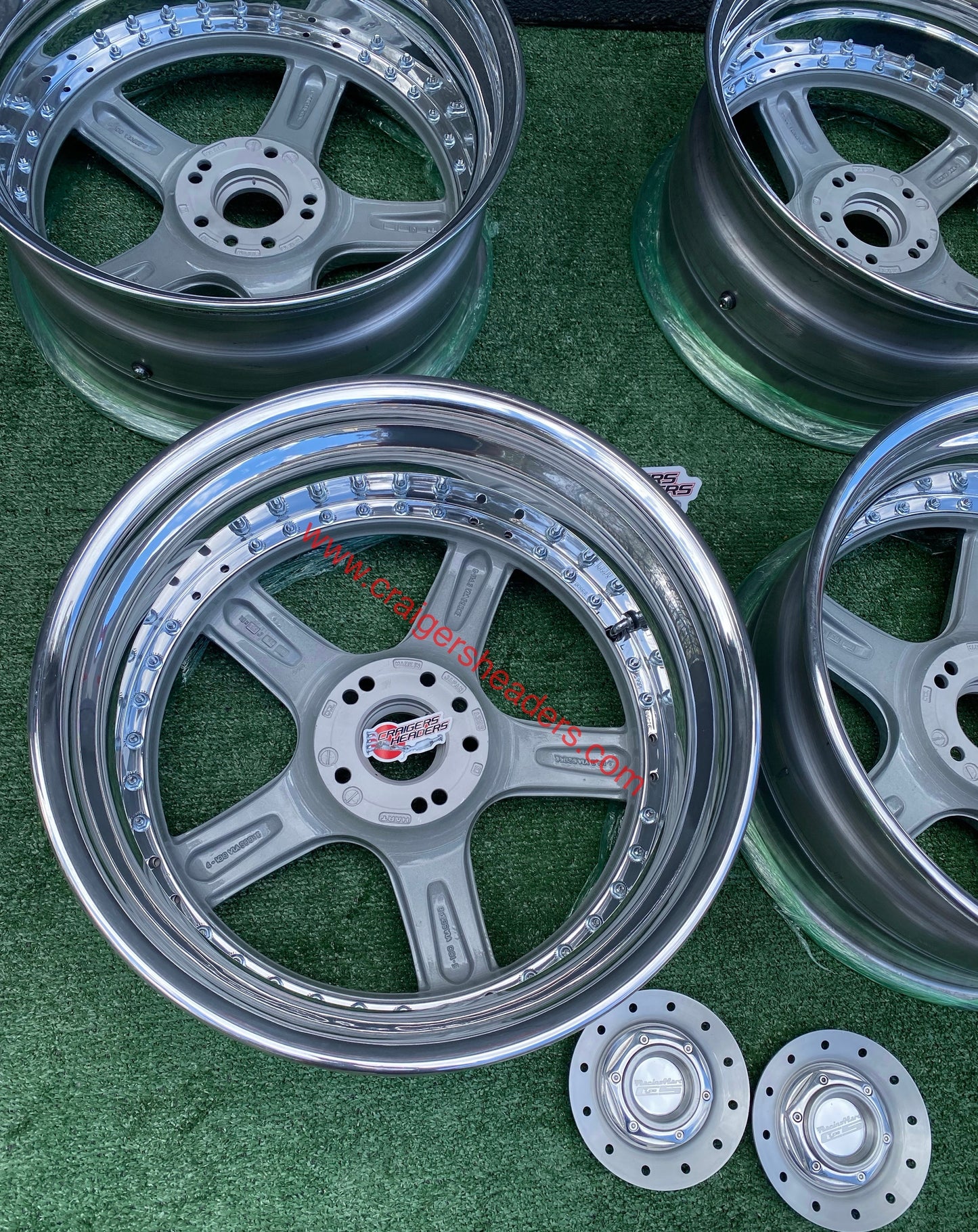 Racing Hart Type C5’s - 4x114 & 5x114 - 18 x 8.5” +38 Offset ~ Square Setup
